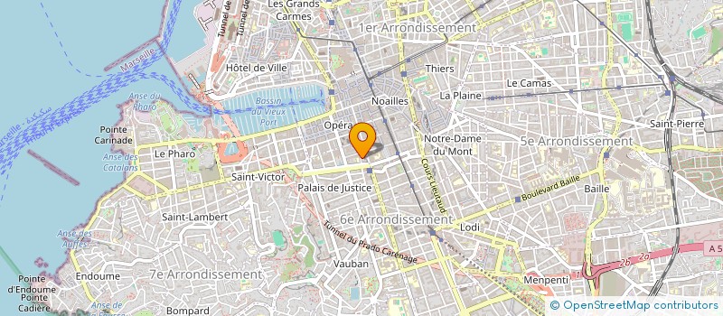 localisation de l'entreprise ALLIPRO-RH  MARSEILLE