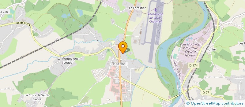 localisation de l'entreprise ALLIRAND MEUBLES à CHARMEIL