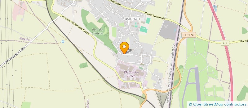 localisation de l'entreprise ALLIRI IMMOBILIER  PUSIGNAN