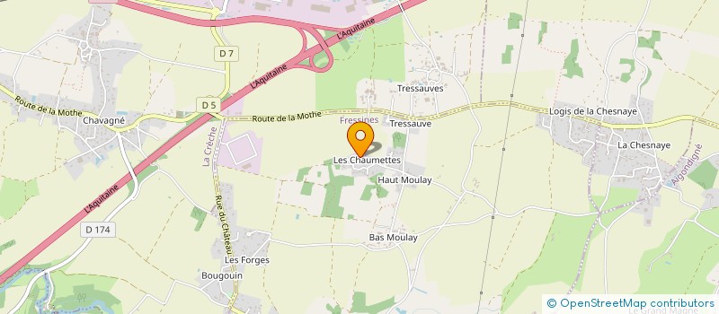 localisation de l'entreprise ALLIROL  FRESSINES