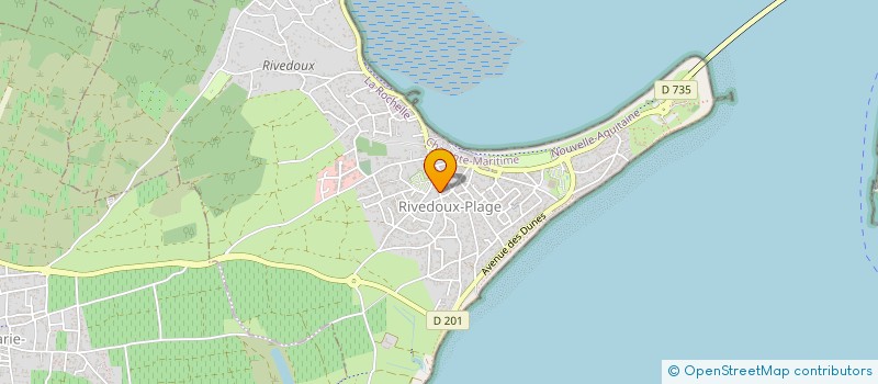 localisation de l'entreprise ALLIROT ERIC  RIVEDOUX-PLAGE