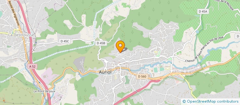 localisation de l'entreprise ALLISIO BATIMENT  AURIOL