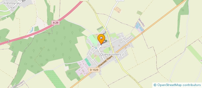 localisation de l'entreprise ALLISON  QUEVAUVILLERS