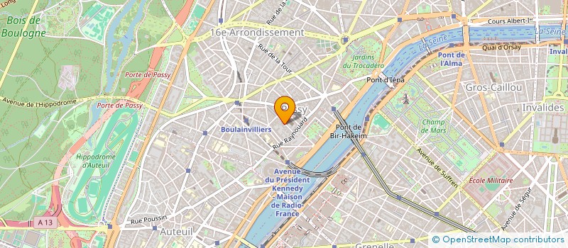 localisation de l'entreprise ALLISON BOARDMAN SARL  PARIS