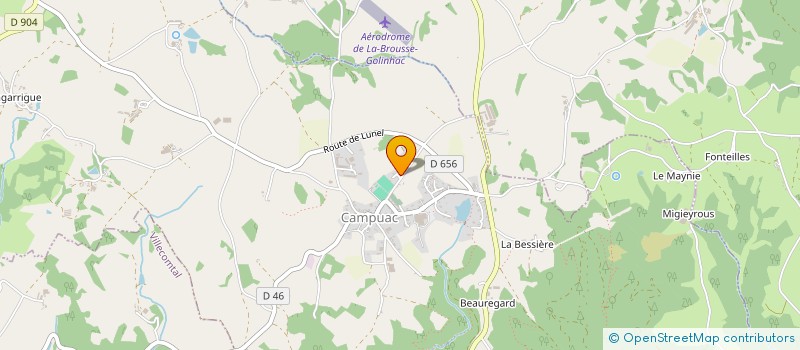 localisation de l'entreprise ALLISON IMMOBILIER  CAMPUAC