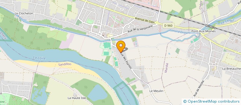 localisation de l'entreprise ALLISTER DES VIGNES  CHECY