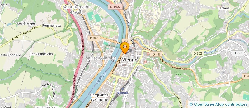 localisation de l'entreprise ALLISYAN  VIENNE