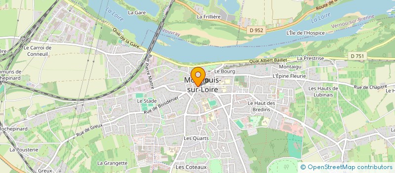 localisation de l'entreprise ALLIUM  MONTLOUIS-SUR-LOIRE