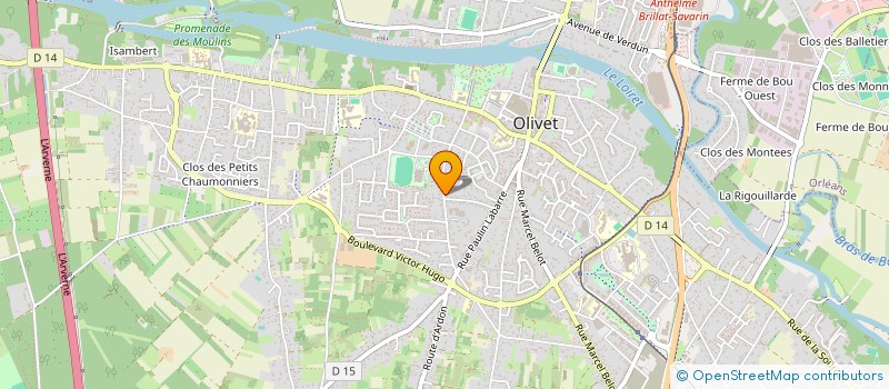 localisation de l'entreprise ALLIX SEBASTIEN SELARL DE CHIRURGIEN DENTISTE à OLIVET