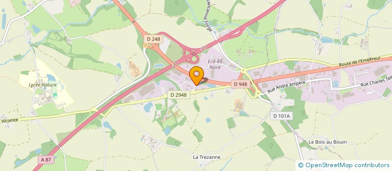 localisation de l'entreprise ALLIXOT à LA ROCHE-SUR-YON