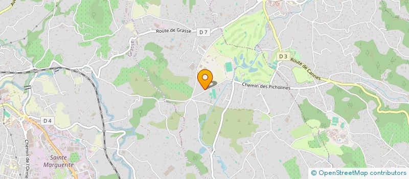 localisation de l'entreprise ALLJA  CHATEAUNEUF-GRASSE