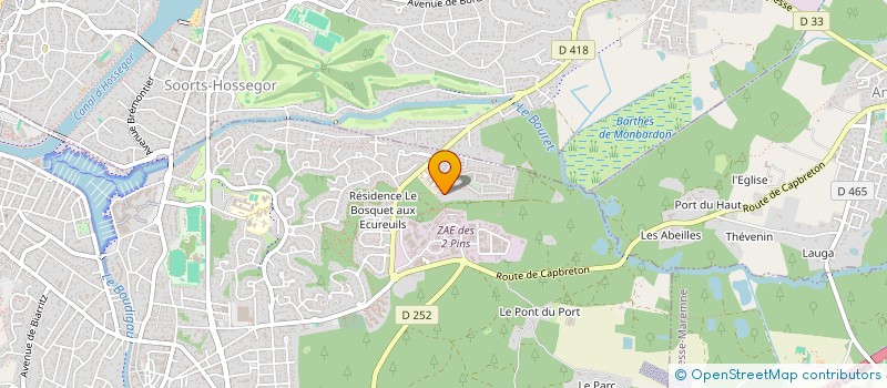 localisation de l'entreprise ALLMA  CAPBRETON