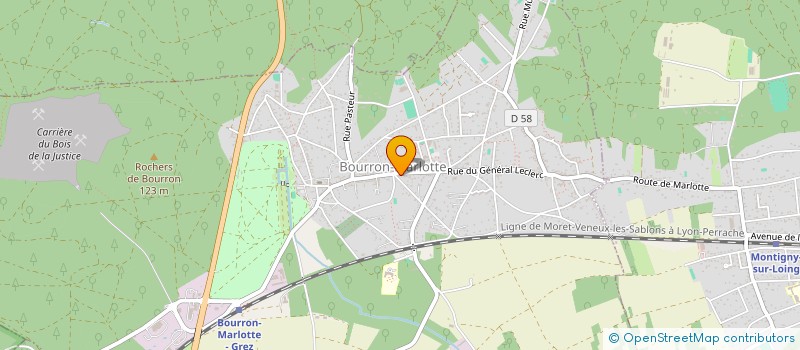 localisation de l'entreprise ALLMA CONSEIL à BOURRON-MARLOTTE