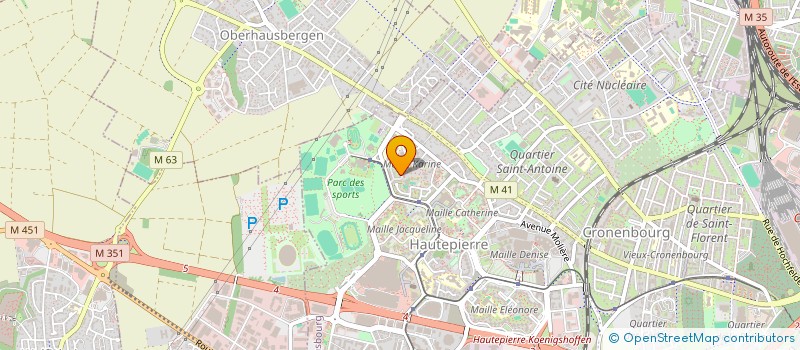 localisation de l'entreprise ALLMADATA à STRASBOURG
