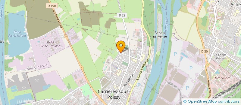 localisation de l'entreprise ALLMAKES FRANCE à CARRIERES-SOUS-POISSY