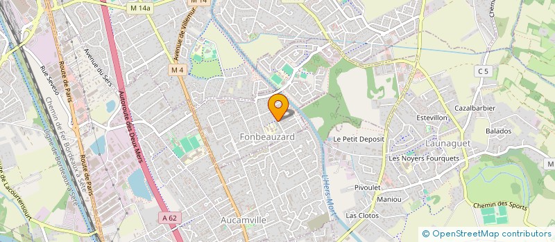 localisation de l'entreprise ALLMAX  FONBEAUZARD