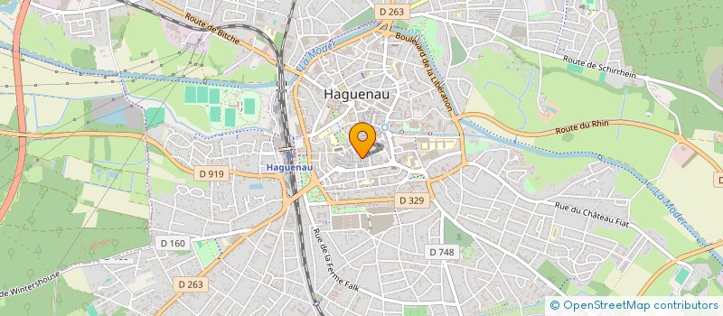 localisation de l'entreprise ALLMEN SERVICE à HAGUENAU