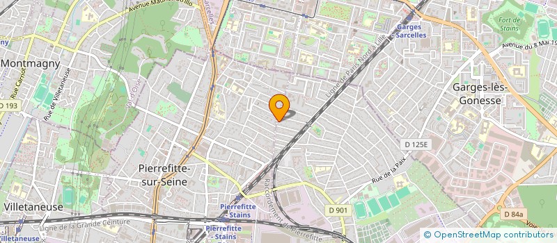 localisation de l'entreprise ALLN1 à STAINS