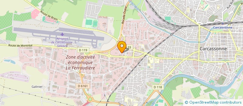 localisation de l'entreprise ALLNET FRANCE à CARCASSONNE