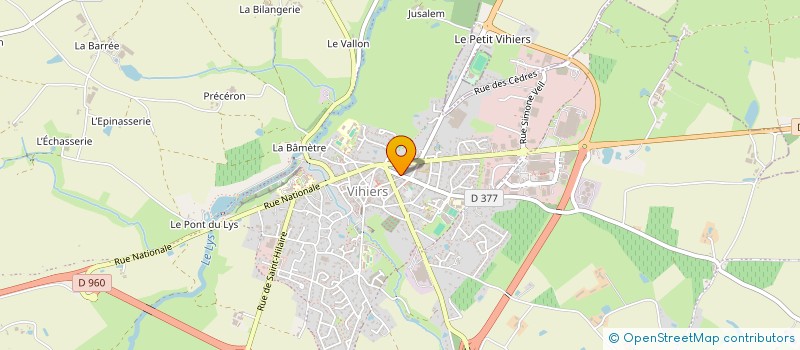 localisation de l'entreprise ALLO à LYS-HAUT-LAYON
