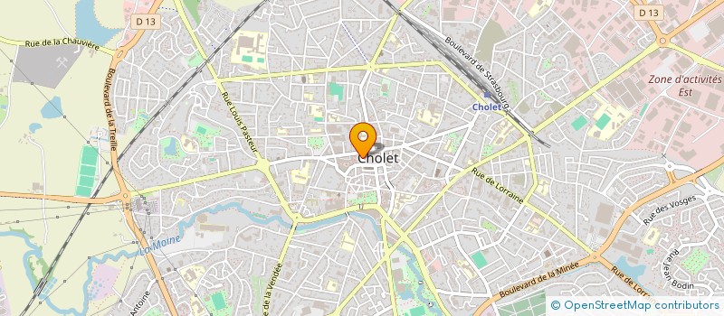 localisation de l'entreprise ALLO A INFORMATIQUE à CHOLET