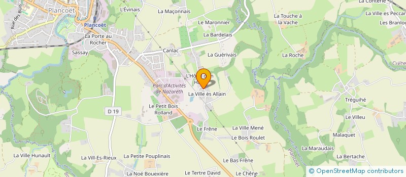 localisation de l'entreprise ALLO AARON TAXI  PLANCOET