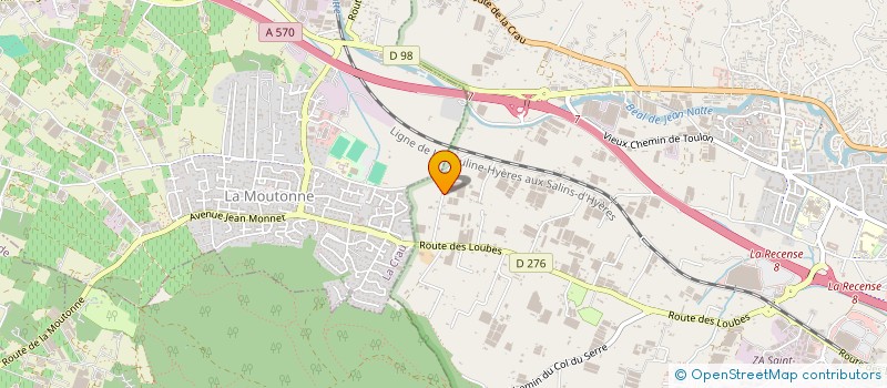 localisation de l'entreprise ALLO AGRI à HYERES