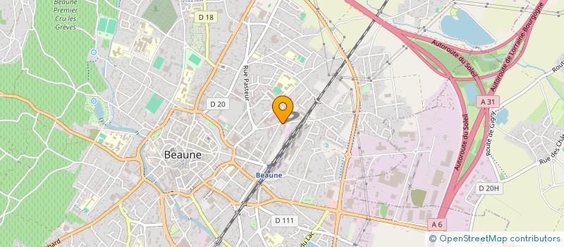 localisation de l'entreprise ALLO ALLO TAXIS BOGNON à BEAUNE