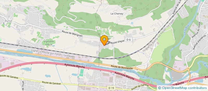 localisation de l'entreprise ALLO ALPES TAXI  CLUSES