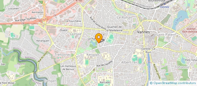 localisation de l'entreprise ALLO-ALPHA-TRANSPORTS à VANNES