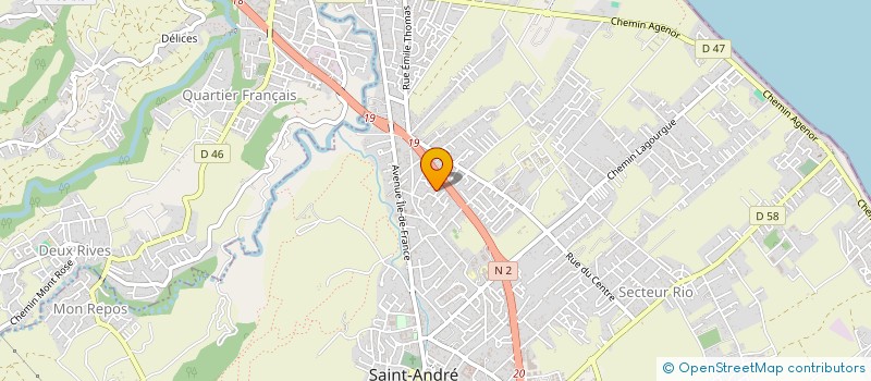 localisation de l'entreprise ALLO AMBULANCE ST ANDRE  SAINT-ANDRE