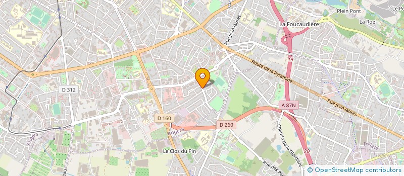 localisation de l'entreprise ALLO ANJOU SERRURES à ANGERS