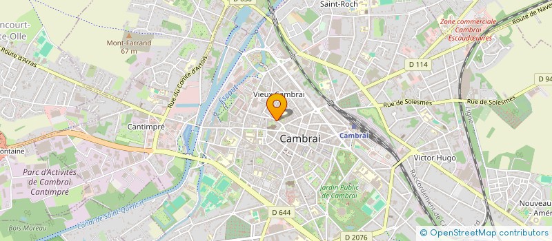 localisation de l'entreprise ALLO APERO ALLO BURGER à CAMBRAI