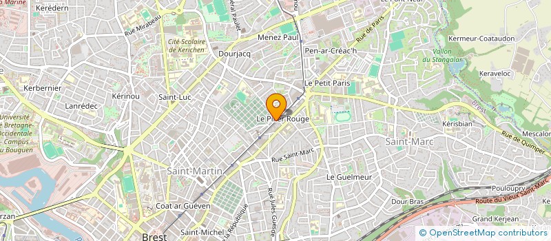 localisation de l'entreprise ALLO ASS ARTISANS TAXIS BRESTOIS à BREST