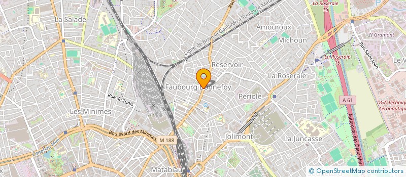 localisation de l'entreprise ALLO ASSISTANCE 31 à TOULOUSE