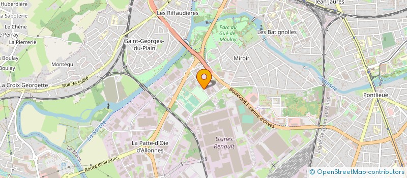 localisation de l'entreprise ALLO AUTO LOCA DISCOUNT  LE MANS