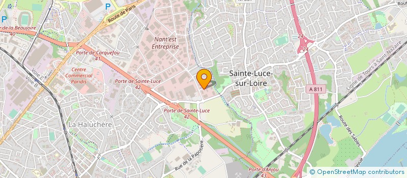 localisation de l'entreprise ALLO BEAUJOIRE GAZ SARL à NANTES