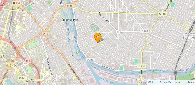 localisation de l'entreprise ALLO BELLAVITA à SAINT-MAUR-DES-FOSSES