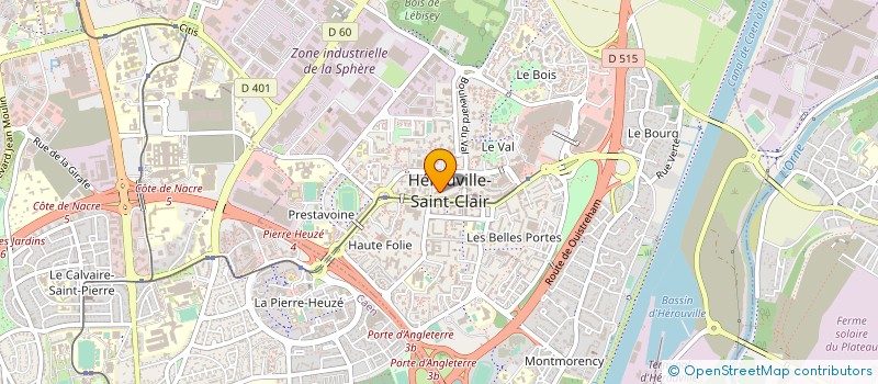 localisation de l'entreprise ALLO BIO NETT à HEROUVILLE-SAINT-CLAIR