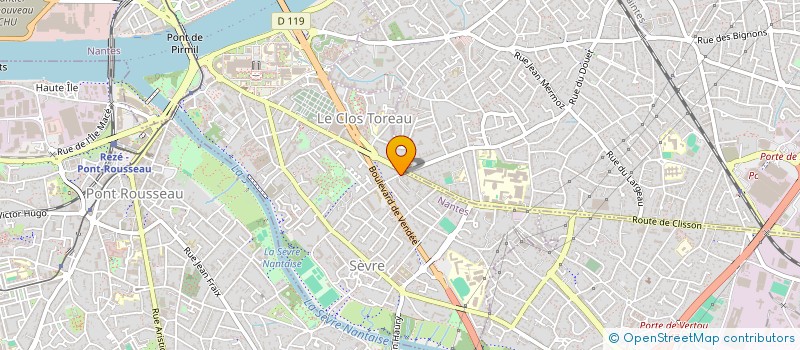 localisation de l'entreprise ALLO BIP SERVICES à NANTES