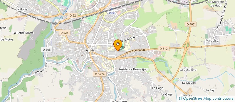 localisation de l'entreprise ALLO BOBO  VIRE-NORMANDIE