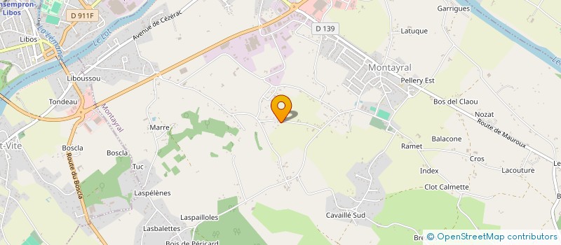 localisation de l'entreprise ALLO BOIS SERVICES à MONTAYRAL