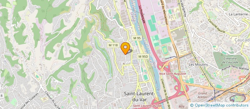 localisation de l'entreprise ALLO BONJOUR A VOTRE SERVICE à SAINT-LAURENT-DU-VAR