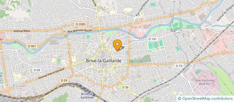 localisation de l'entreprise ALLO BOULOT ENTREPRISES  BRIVE-LA-GAILLARDE