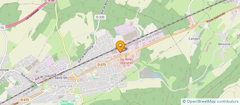 localisation de l'entreprise ALLO BOURG  SAINT-VIT