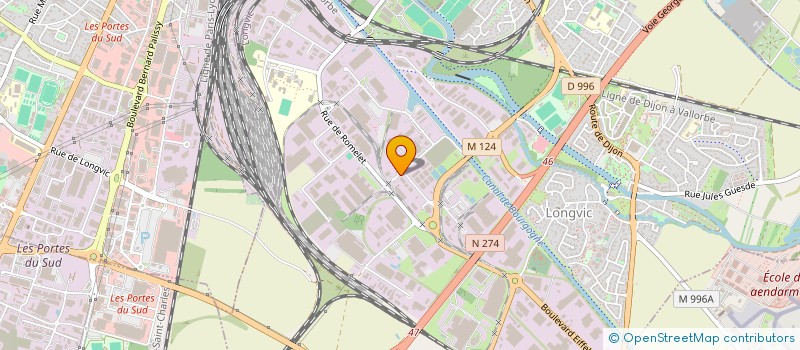 localisation de l'entreprise ALLO BOURGOGNE VEHICULES SERVICES  LONGVIC