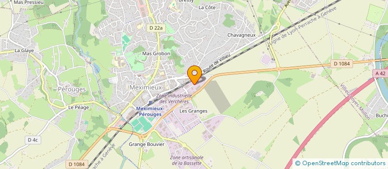 localisation de l'entreprise ALLO BOX LOCATIONS à MEXIMIEUX