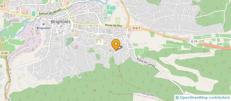 localisation de l'entreprise ALLO BRIGNOLES TAXI PAILLAT  BRIGNOLES