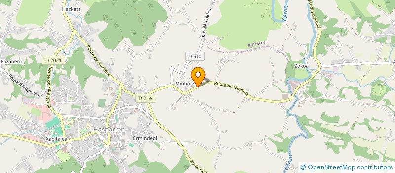 localisation de l'entreprise ALLO BRUNO TAXI à HASPARREN