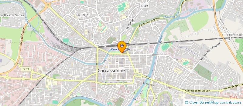 localisation de l'entreprise ALLO CARCASSONNE TAXI  CARCASSONNE